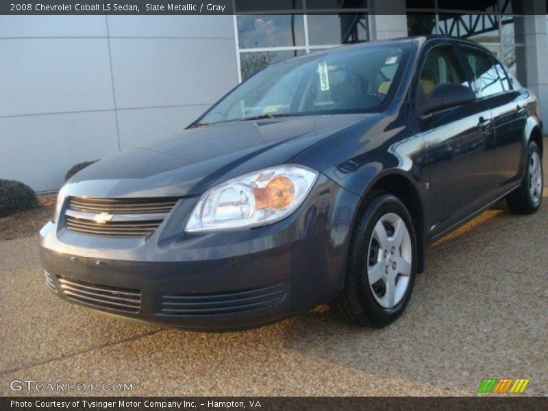 Slate Metallic / Gray 2008 Chevrolet Cobalt LS Sedan