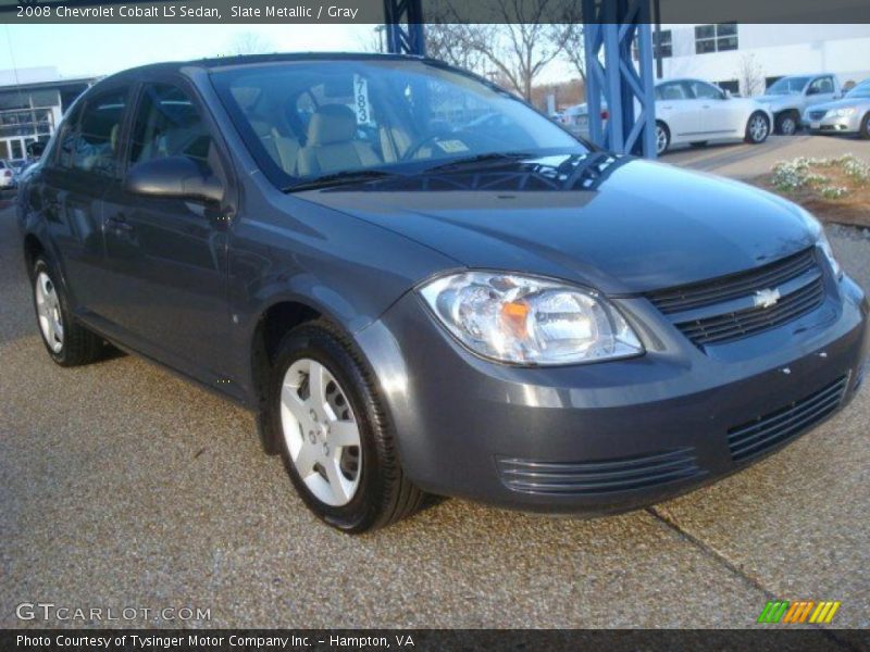 Slate Metallic / Gray 2008 Chevrolet Cobalt LS Sedan
