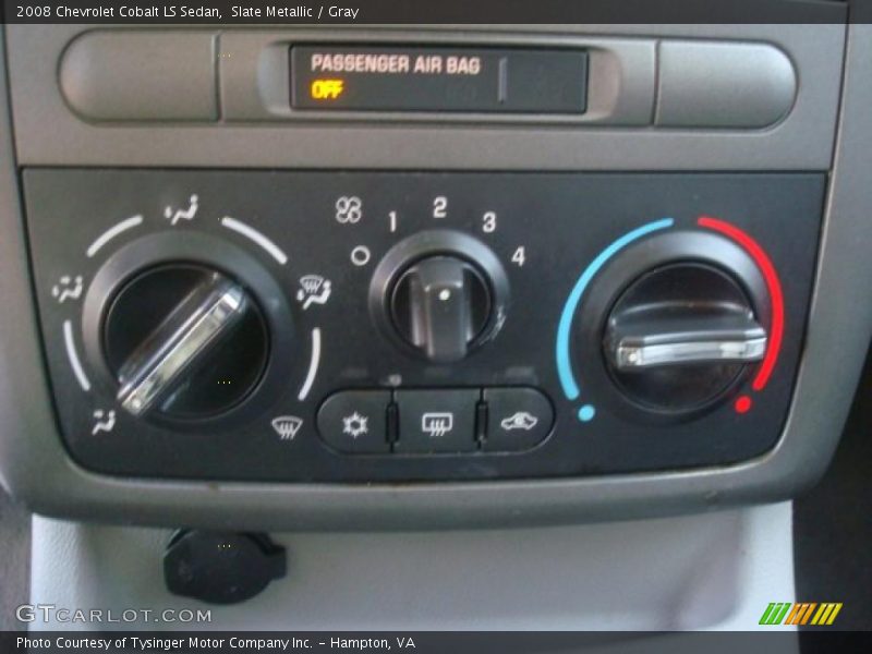 Slate Metallic / Gray 2008 Chevrolet Cobalt LS Sedan