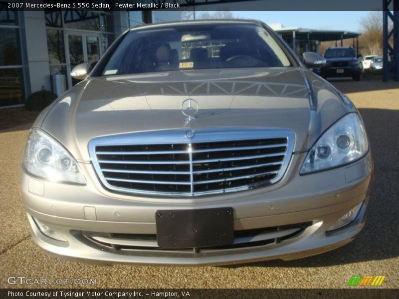 Pewter Metallic / Black 2007 Mercedes-Benz S 550 Sedan