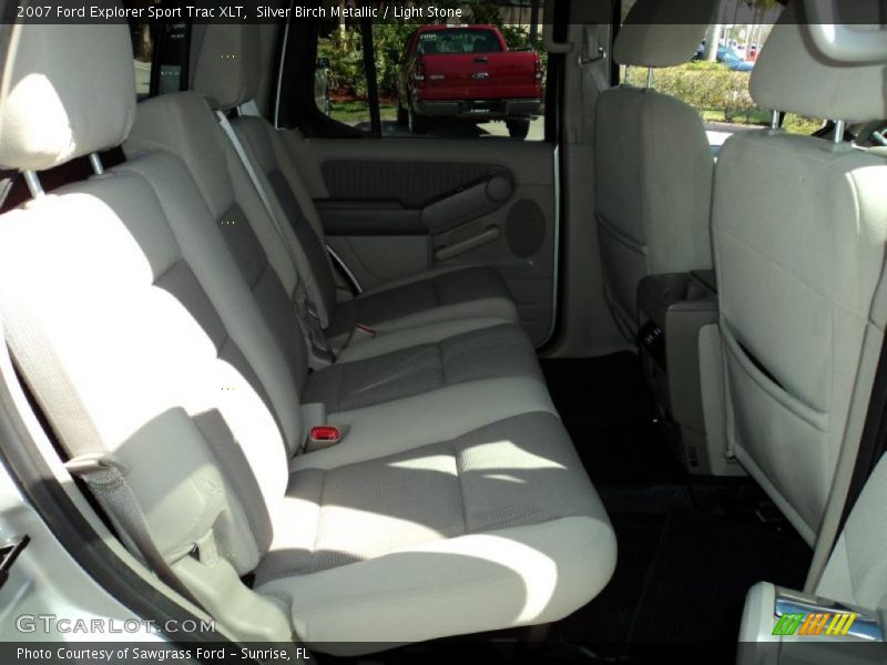 Silver Birch Metallic / Light Stone 2007 Ford Explorer Sport Trac XLT
