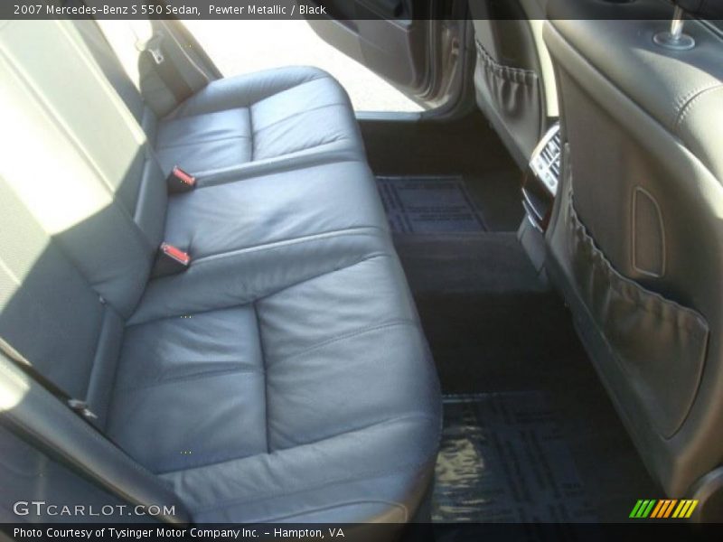 Pewter Metallic / Black 2007 Mercedes-Benz S 550 Sedan