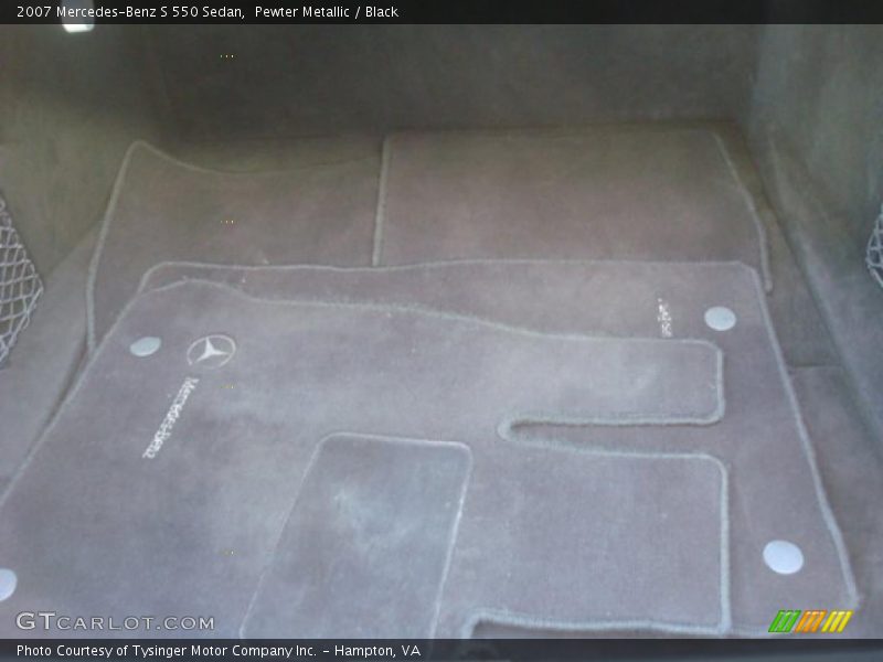 Pewter Metallic / Black 2007 Mercedes-Benz S 550 Sedan