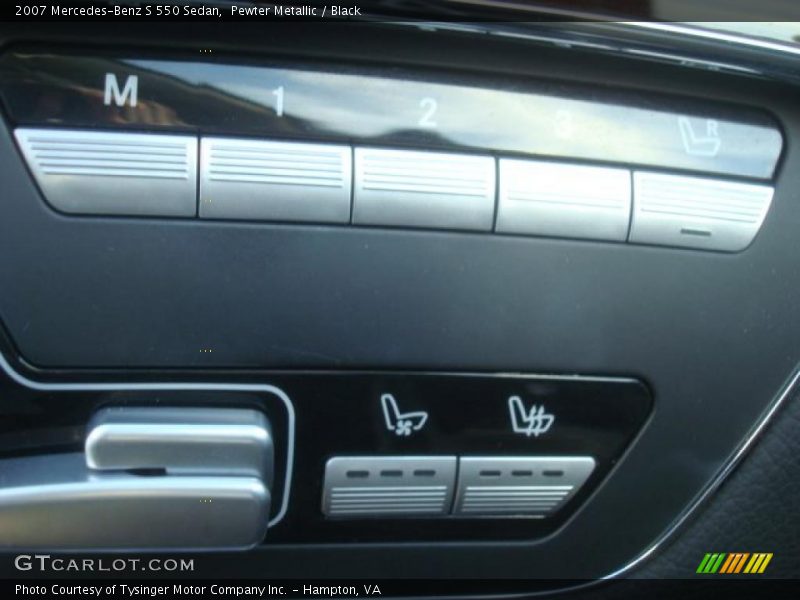 Pewter Metallic / Black 2007 Mercedes-Benz S 550 Sedan