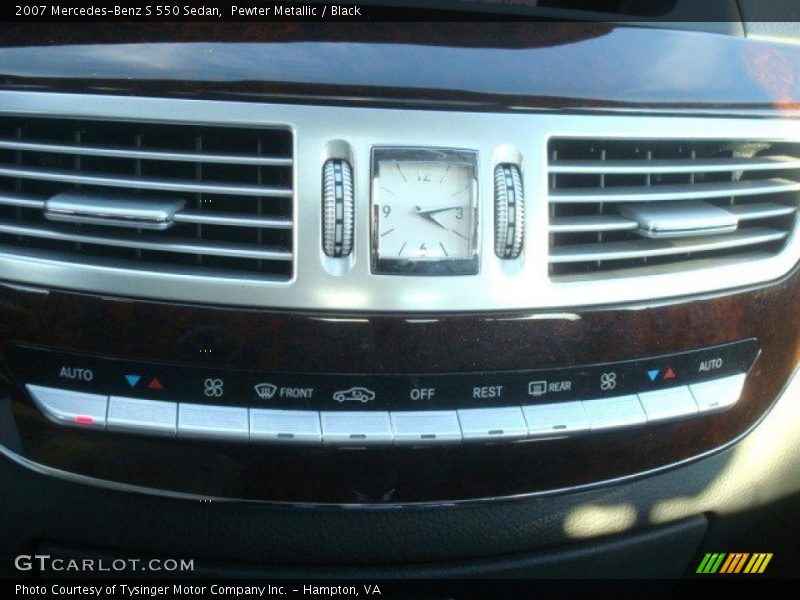Pewter Metallic / Black 2007 Mercedes-Benz S 550 Sedan