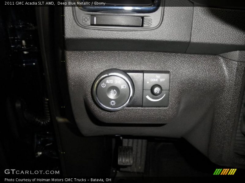 Deep Blue Metallic / Ebony 2011 GMC Acadia SLT AWD