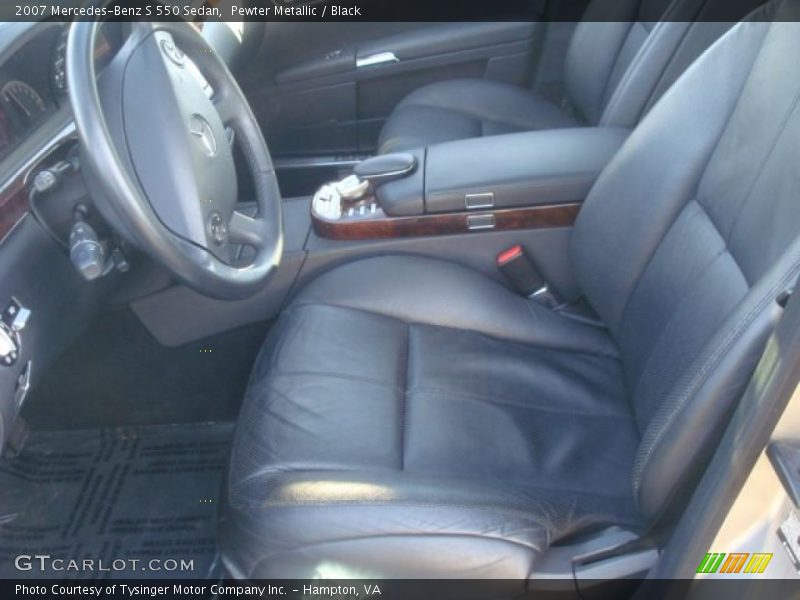  2007 S 550 Sedan Black Interior