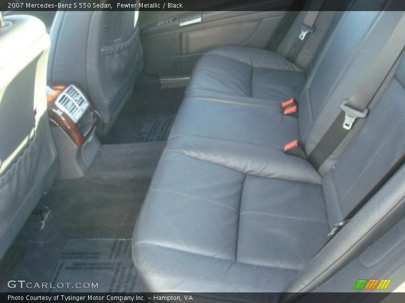 Pewter Metallic / Black 2007 Mercedes-Benz S 550 Sedan