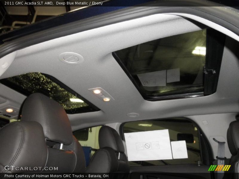 Deep Blue Metallic / Ebony 2011 GMC Acadia SLT AWD