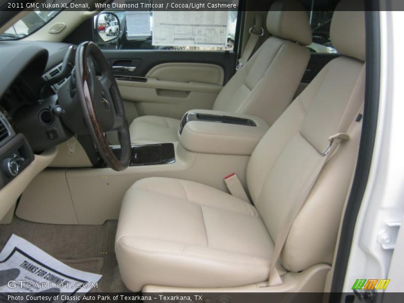  2011 Yukon XL Denali Cocoa/Light Cashmere Interior