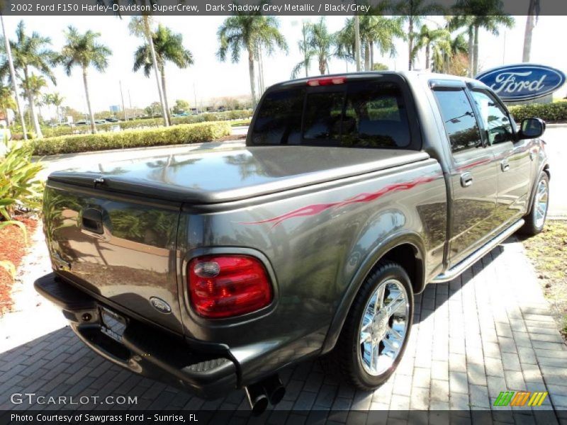 Dark Shadow Grey Metallic / Black/Grey 2002 Ford F150 Harley-Davidson SuperCrew