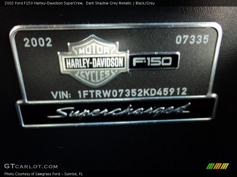  2002 F150 Harley-Davidson SuperCrew Logo