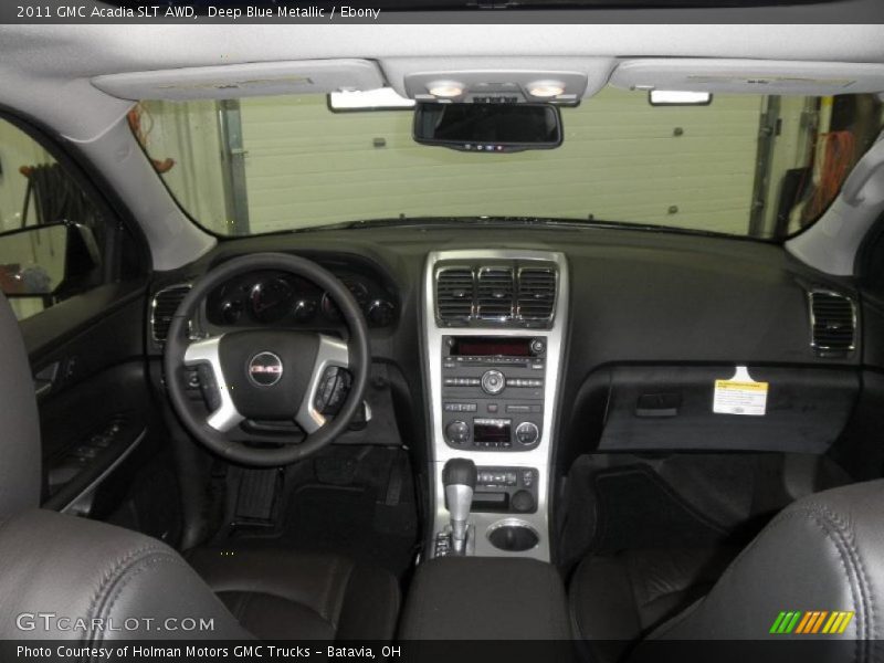 Deep Blue Metallic / Ebony 2011 GMC Acadia SLT AWD