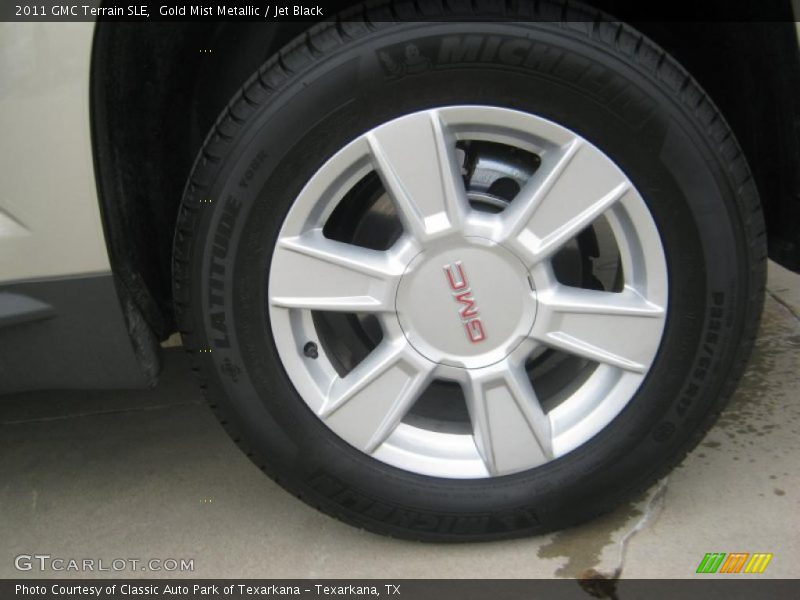 Gold Mist Metallic / Jet Black 2011 GMC Terrain SLE