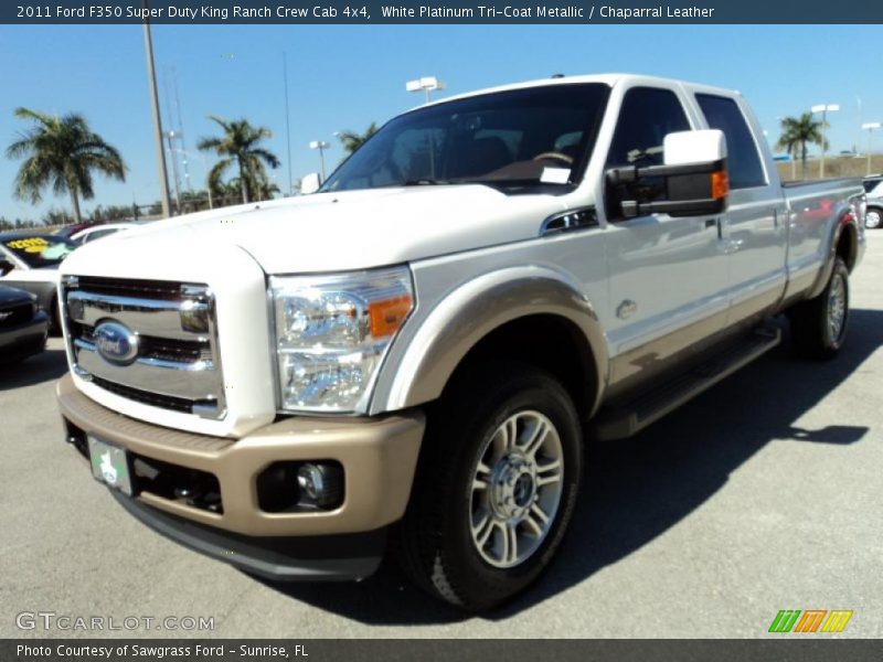 Front 3/4 View of 2011 F350 Super Duty King Ranch Crew Cab 4x4