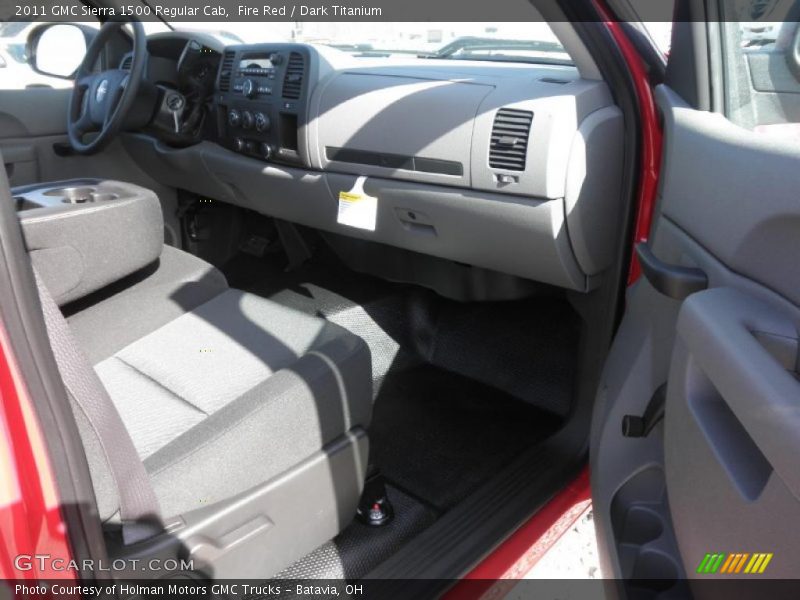 Fire Red / Dark Titanium 2011 GMC Sierra 1500 Regular Cab