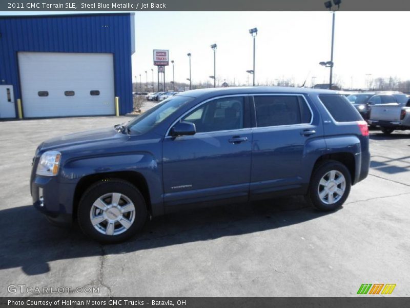 Steel Blue Metallic / Jet Black 2011 GMC Terrain SLE
