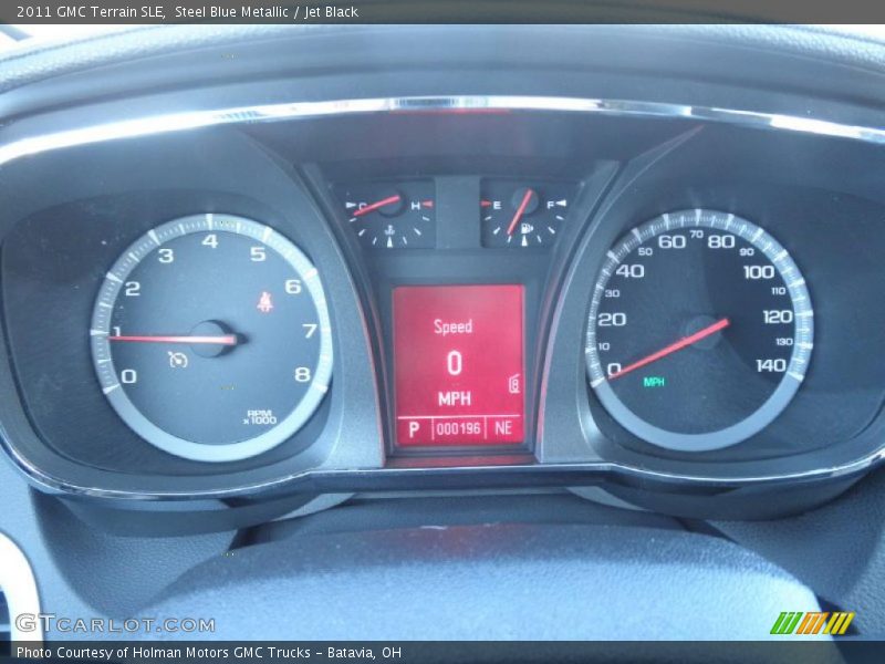 Steel Blue Metallic / Jet Black 2011 GMC Terrain SLE