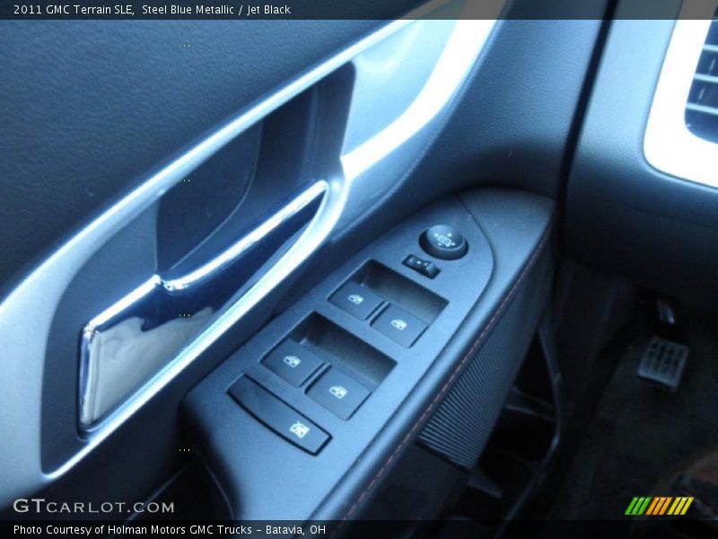 Steel Blue Metallic / Jet Black 2011 GMC Terrain SLE
