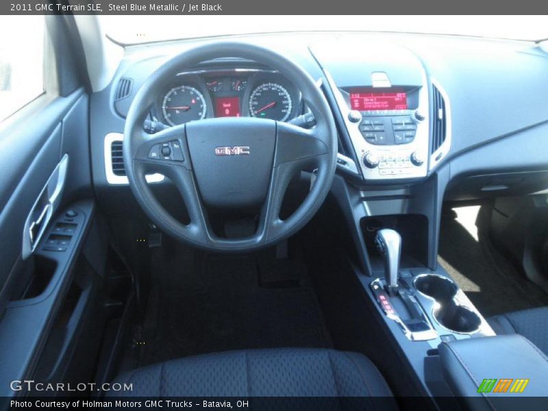 Steel Blue Metallic / Jet Black 2011 GMC Terrain SLE