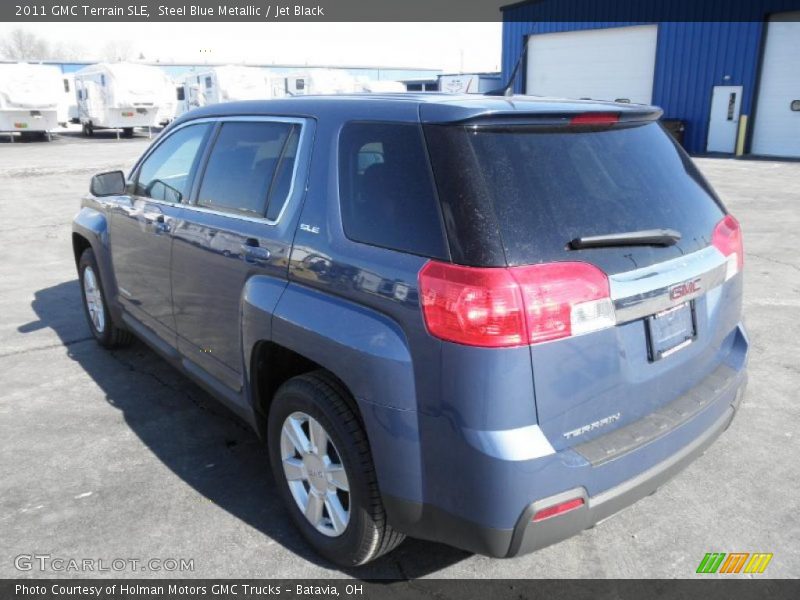 Steel Blue Metallic / Jet Black 2011 GMC Terrain SLE