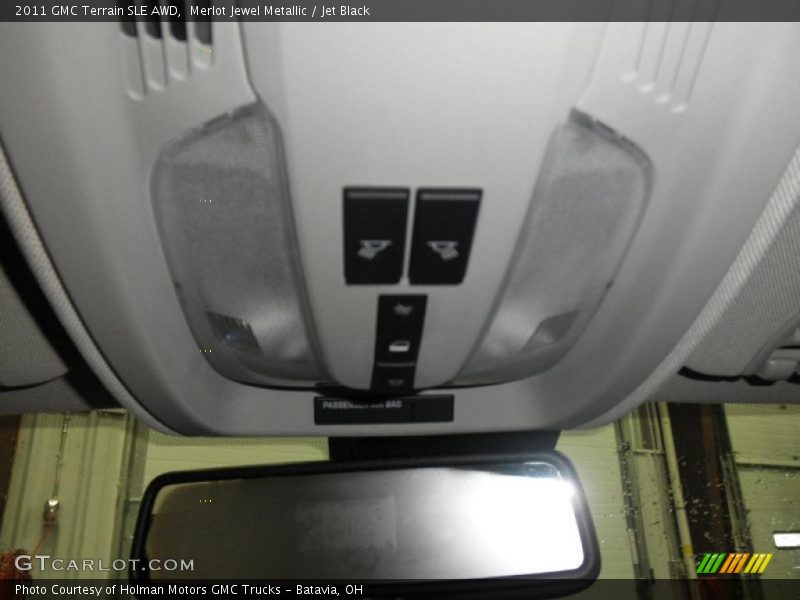 Merlot Jewel Metallic / Jet Black 2011 GMC Terrain SLE AWD