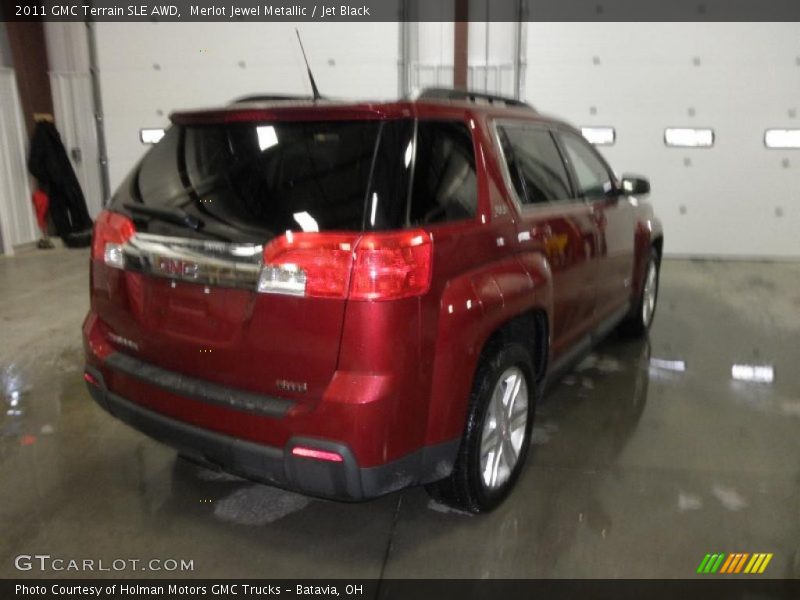 Merlot Jewel Metallic / Jet Black 2011 GMC Terrain SLE AWD