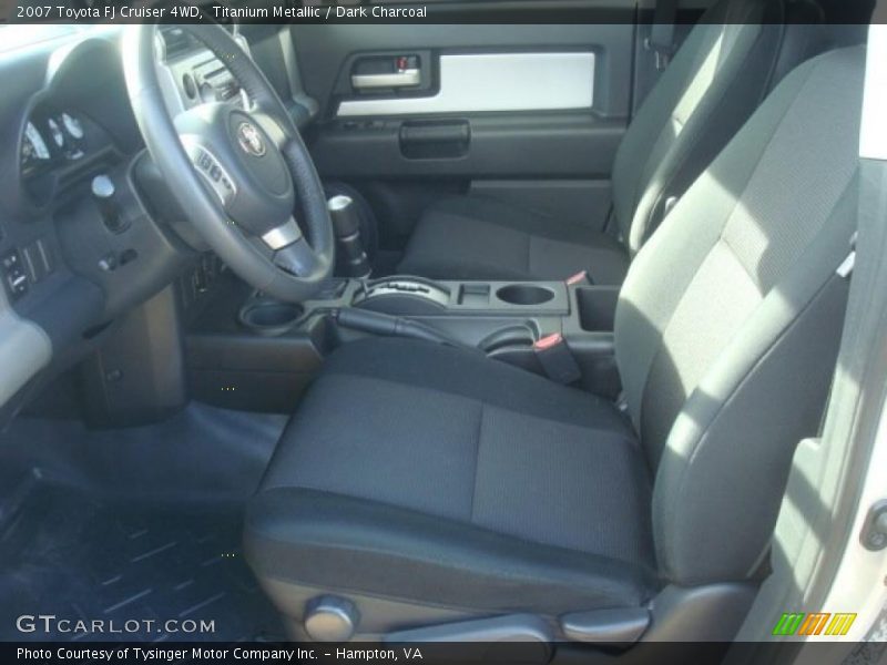  2007 FJ Cruiser 4WD Dark Charcoal Interior