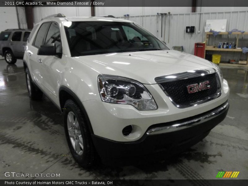White Diamond Tintcoat / Ebony 2011 GMC Acadia SL