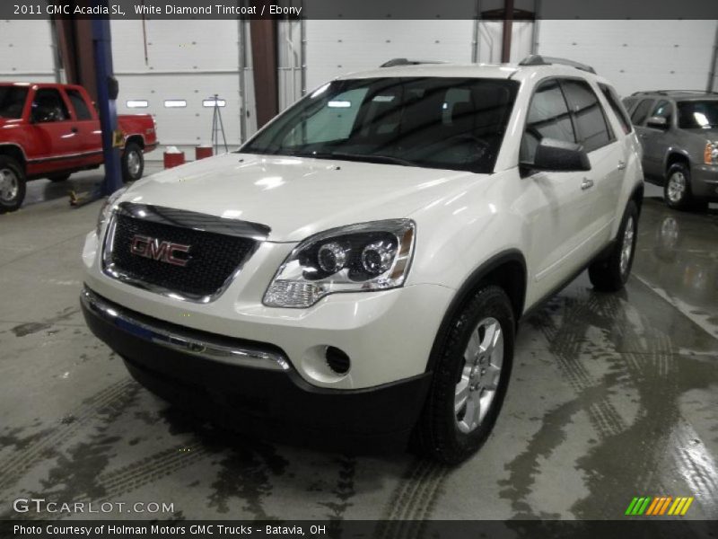 White Diamond Tintcoat / Ebony 2011 GMC Acadia SL