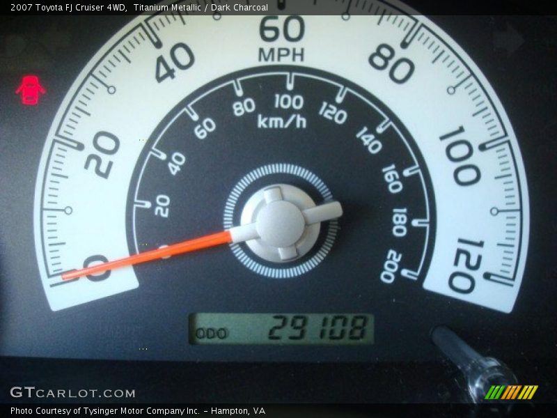 Titanium Metallic / Dark Charcoal 2007 Toyota FJ Cruiser 4WD