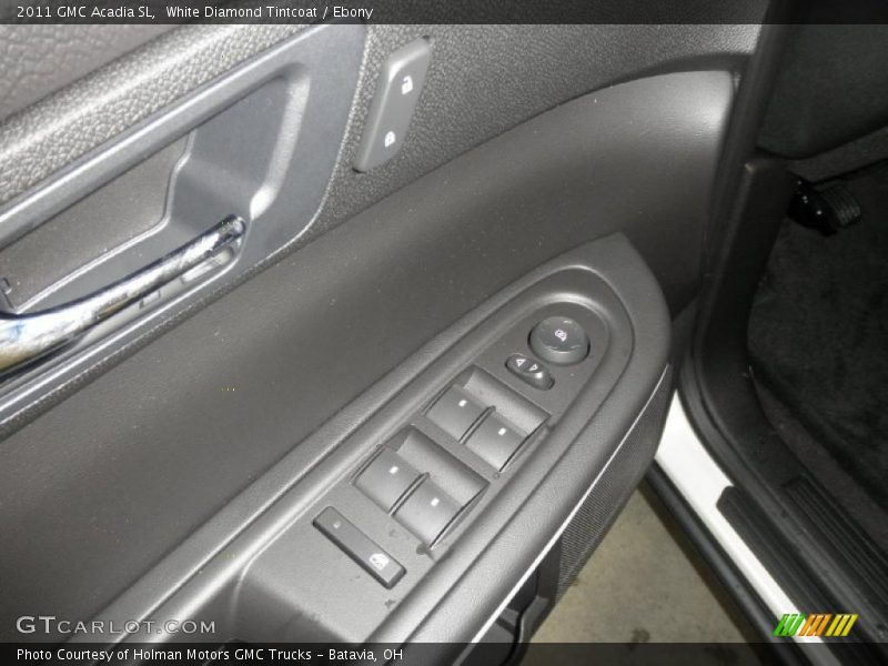 White Diamond Tintcoat / Ebony 2011 GMC Acadia SL