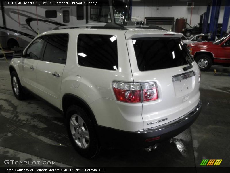 White Diamond Tintcoat / Ebony 2011 GMC Acadia SL