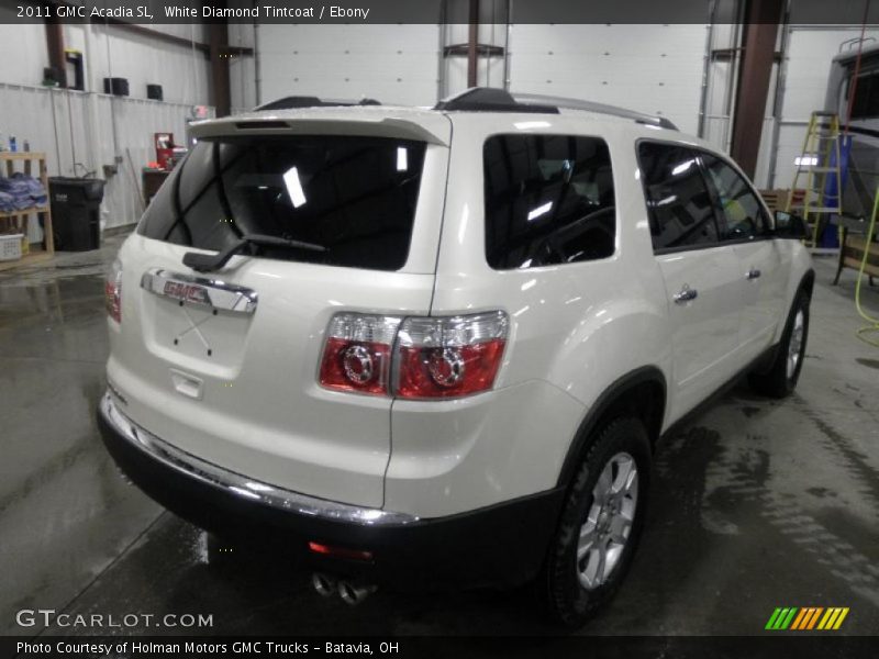 White Diamond Tintcoat / Ebony 2011 GMC Acadia SL