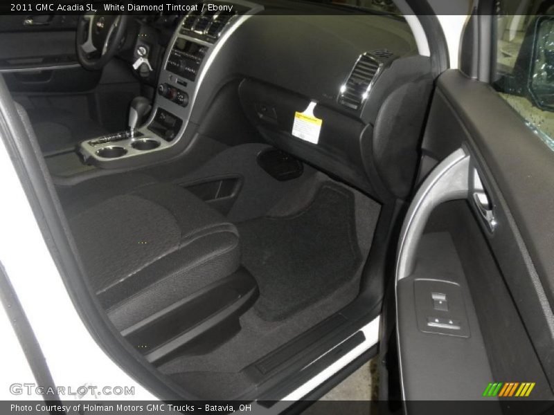 White Diamond Tintcoat / Ebony 2011 GMC Acadia SL