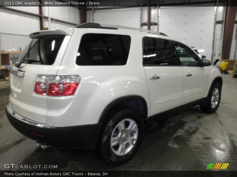 White Diamond Tintcoat / Ebony 2011 GMC Acadia SL