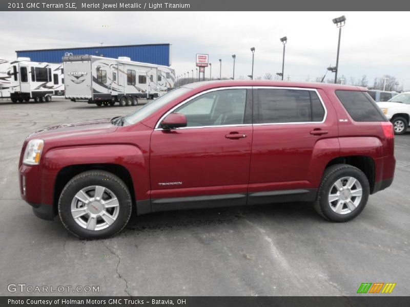 Merlot Jewel Metallic / Light Titanium 2011 GMC Terrain SLE