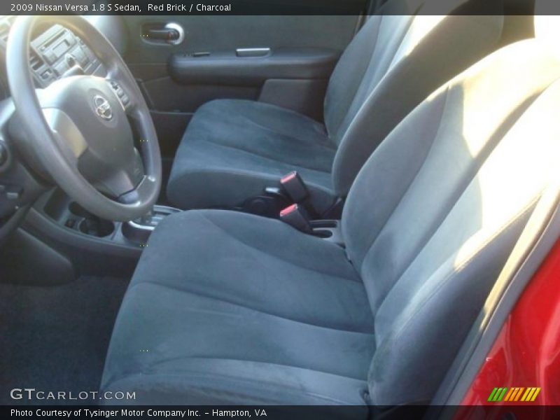 Red Brick / Charcoal 2009 Nissan Versa 1.8 S Sedan