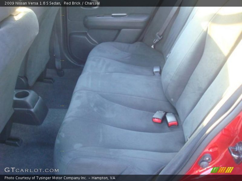 Red Brick / Charcoal 2009 Nissan Versa 1.8 S Sedan