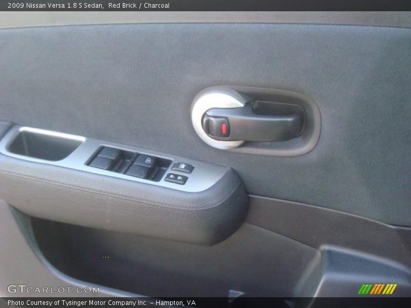 Red Brick / Charcoal 2009 Nissan Versa 1.8 S Sedan