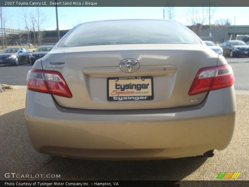 Desert Sand Mica / Bisque 2007 Toyota Camry LE