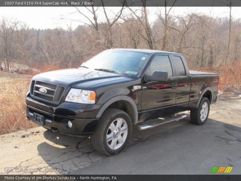 Black / Black 2007 Ford F150 FX4 SuperCab 4x4