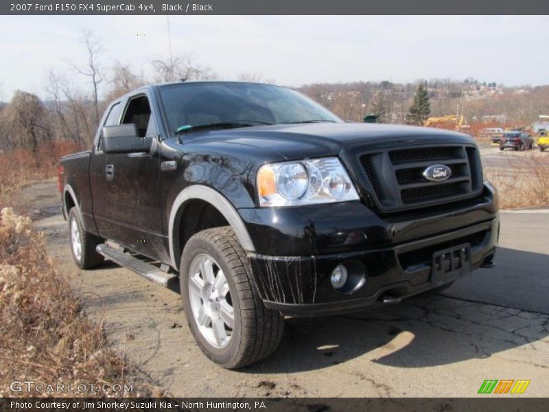 Black / Black 2007 Ford F150 FX4 SuperCab 4x4
