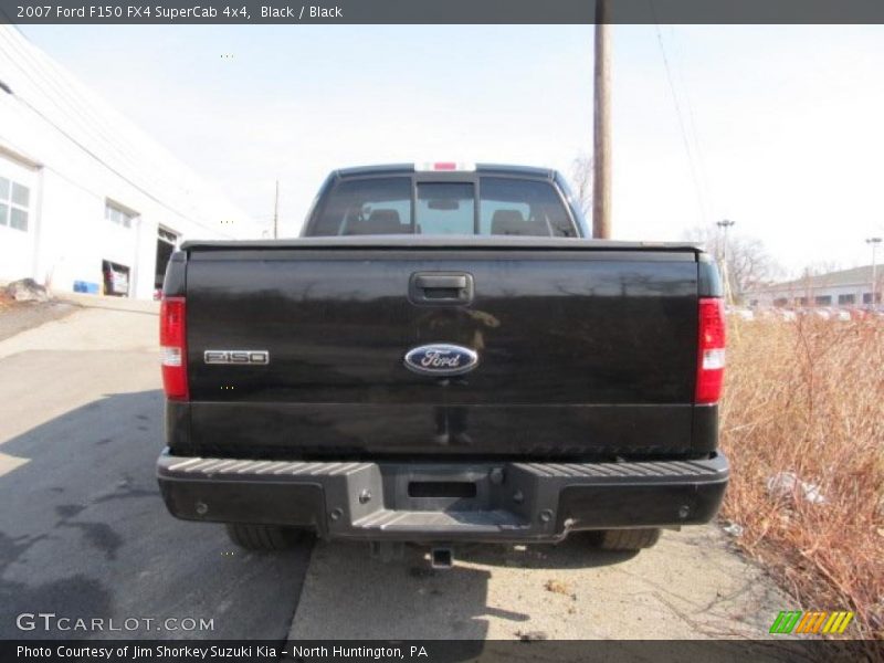 Black / Black 2007 Ford F150 FX4 SuperCab 4x4
