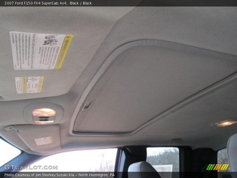 Black / Black 2007 Ford F150 FX4 SuperCab 4x4