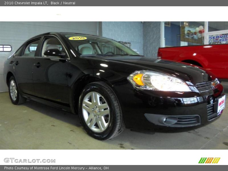 Black / Neutral 2010 Chevrolet Impala LT