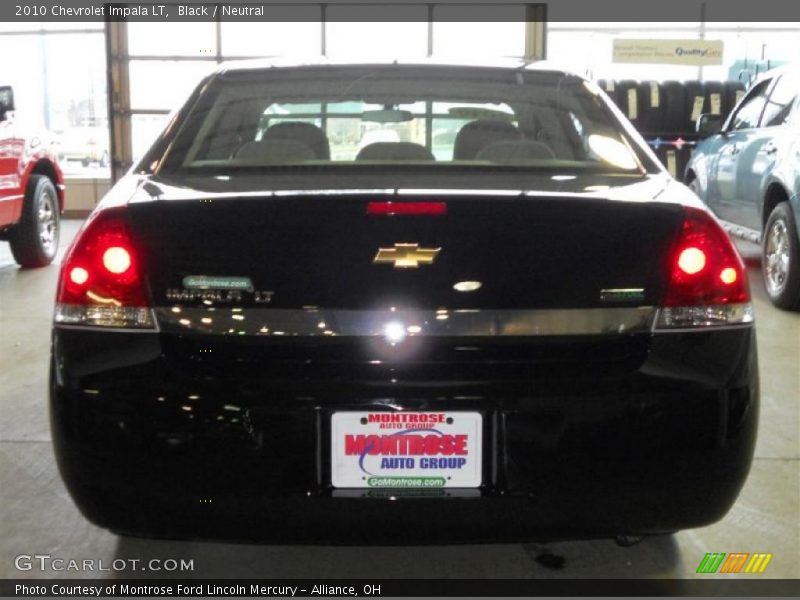 Black / Neutral 2010 Chevrolet Impala LT