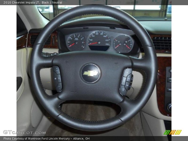 Black / Neutral 2010 Chevrolet Impala LT