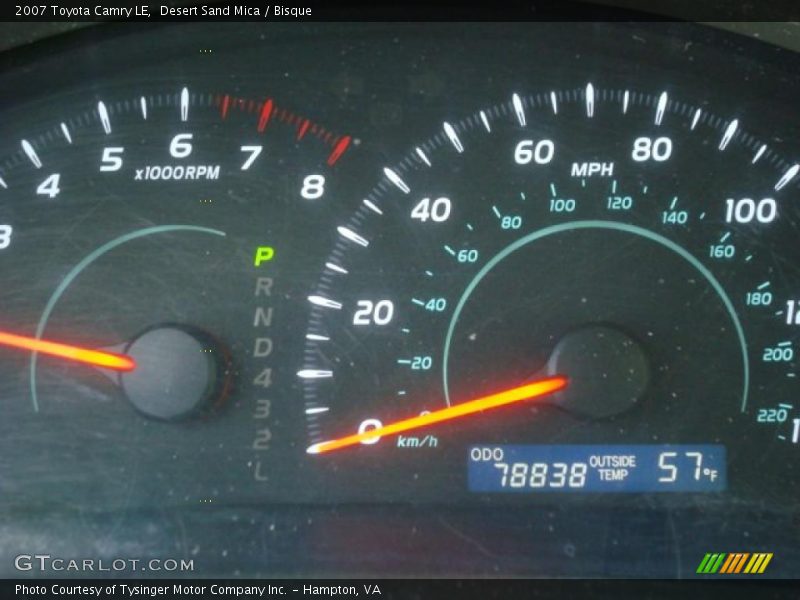 Desert Sand Mica / Bisque 2007 Toyota Camry LE