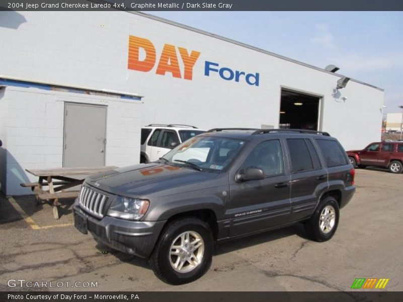 Graphite Metallic / Dark Slate Gray 2004 Jeep Grand Cherokee Laredo 4x4